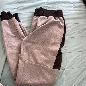 Men's Gray and Black Sweatpants